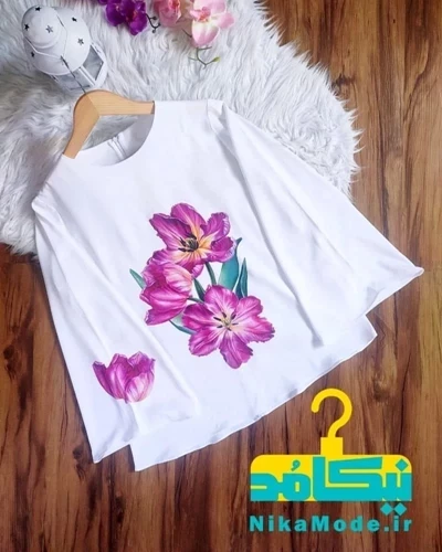 شومیز جلو بسته لاله سرخابی